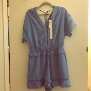 Sky blue romper